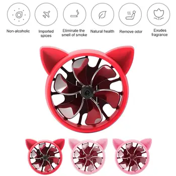 

Cat Shape Car Air Freshener Smell Auto Air Vent Perfume Parfum Flavoring For Auto Interior Accessorie Air Freshener Car Smell