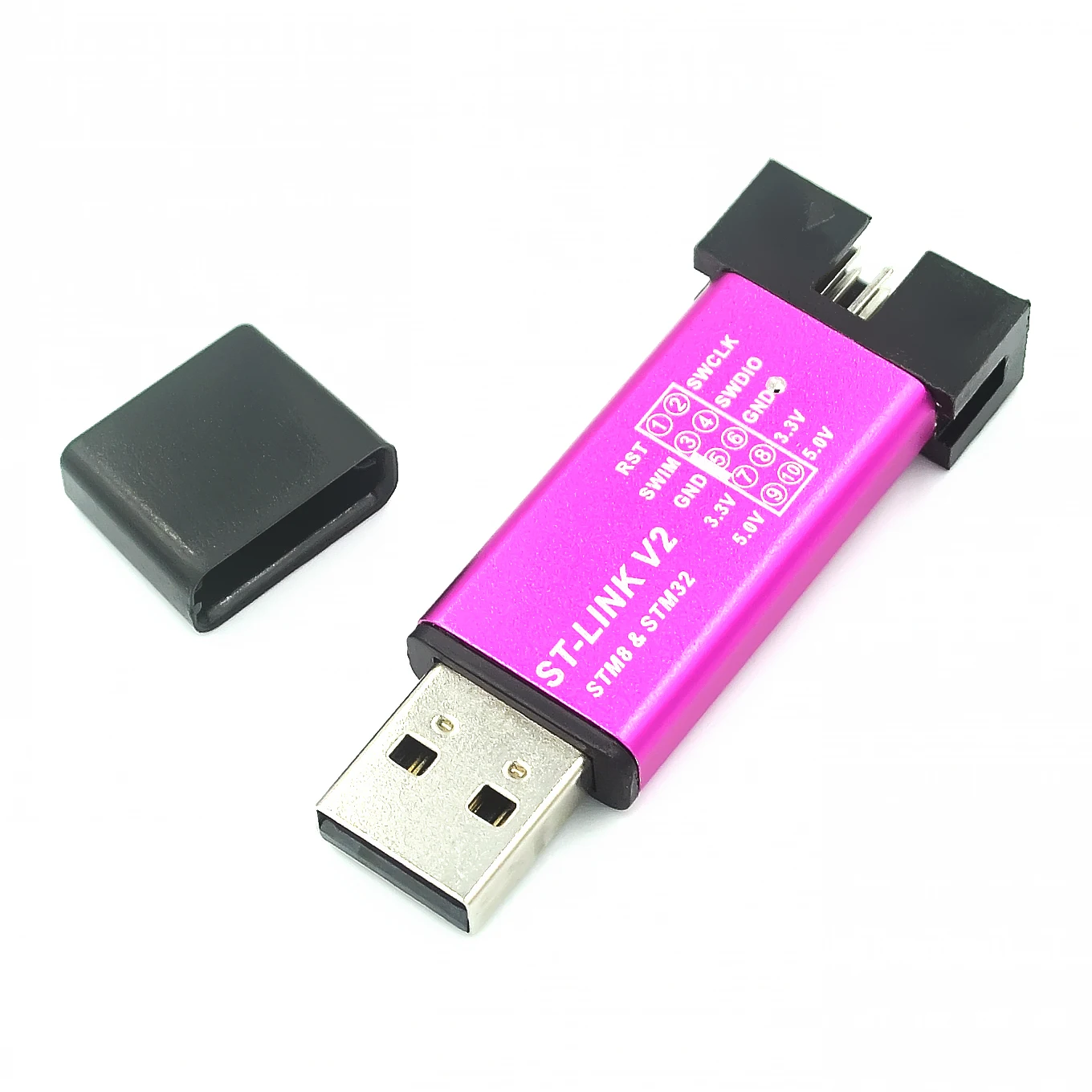 ST Link V2 stlink mini STM8STM32 STLINK симулятор загрузки Программирование с крышкой|st-link v2| |