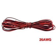 Copper-Wire-Cable Led-Extension Insulated-Wire Black with Cross-Section PVC for Car 26AWG