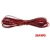 5 М/лот Красный Черный 2Pins 26AWG СВЕТОДИОДНЫЙ Удлинитель Утонченный Медный Провод Кабель с проводом сечением 0,1 ПВХ Изолированный Провод для Автомобиля