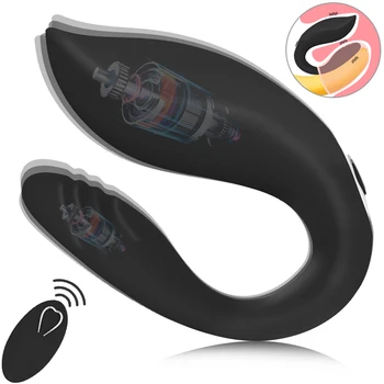 10 Speeds Couples Vibrator G Spot Clitoris Stimulator Double Dildo Vibrators Male Orgasm Remote Control Women Wearable Sex Toys 3