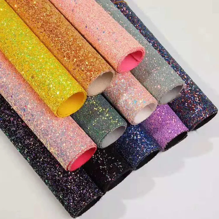 

Gold Coast Elastic Cloth Negative Sequins Leather Material Pu Artificial Handmade DIY