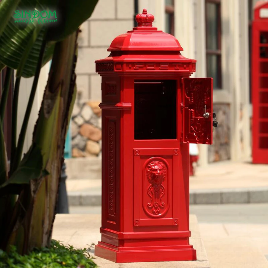 Rural Garden Villa Letter Box Mailbox Outdoor Street Mailboxes for Apartment