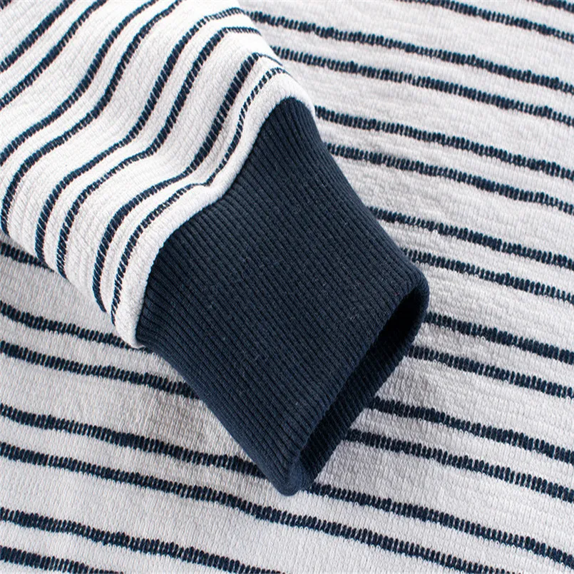 Good New 2-9Y Toddler Kids Boys Sweatshirt Top Fashion Striped Sweater Knit Crochet Warm Winter Tops 40SE16 (10)