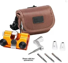 Afilador de cadena de motosierra, plantilla Deluxe, fácil de usar, adecuado para todo tipo de sierras de cadena y sierras eléctricas