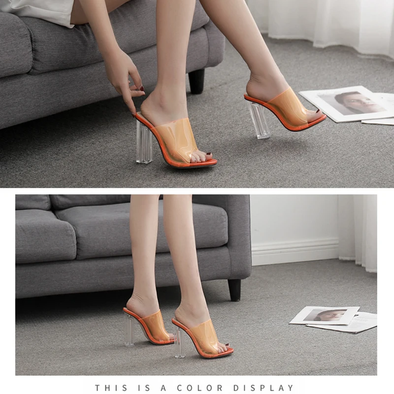 SWQZVT Summer Sexy Women Shoes High Heels Sandals Plus Size Pumps Party Elegant Female Shoes Fashion Lady Heels (12)