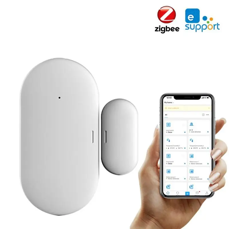 

EWelink Smart Home EWelink Wireless Door And Window Sensor ZigBee Door Sensor Detector EWelink Detector Automation Modules