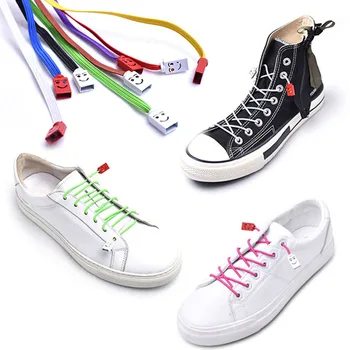 

1 Pair Lazy Shoelace Stretch Free Wild Smiley Metal Buckle Flat Elastic Shoelaces Sneaker Hiking Boots Shoe Strings