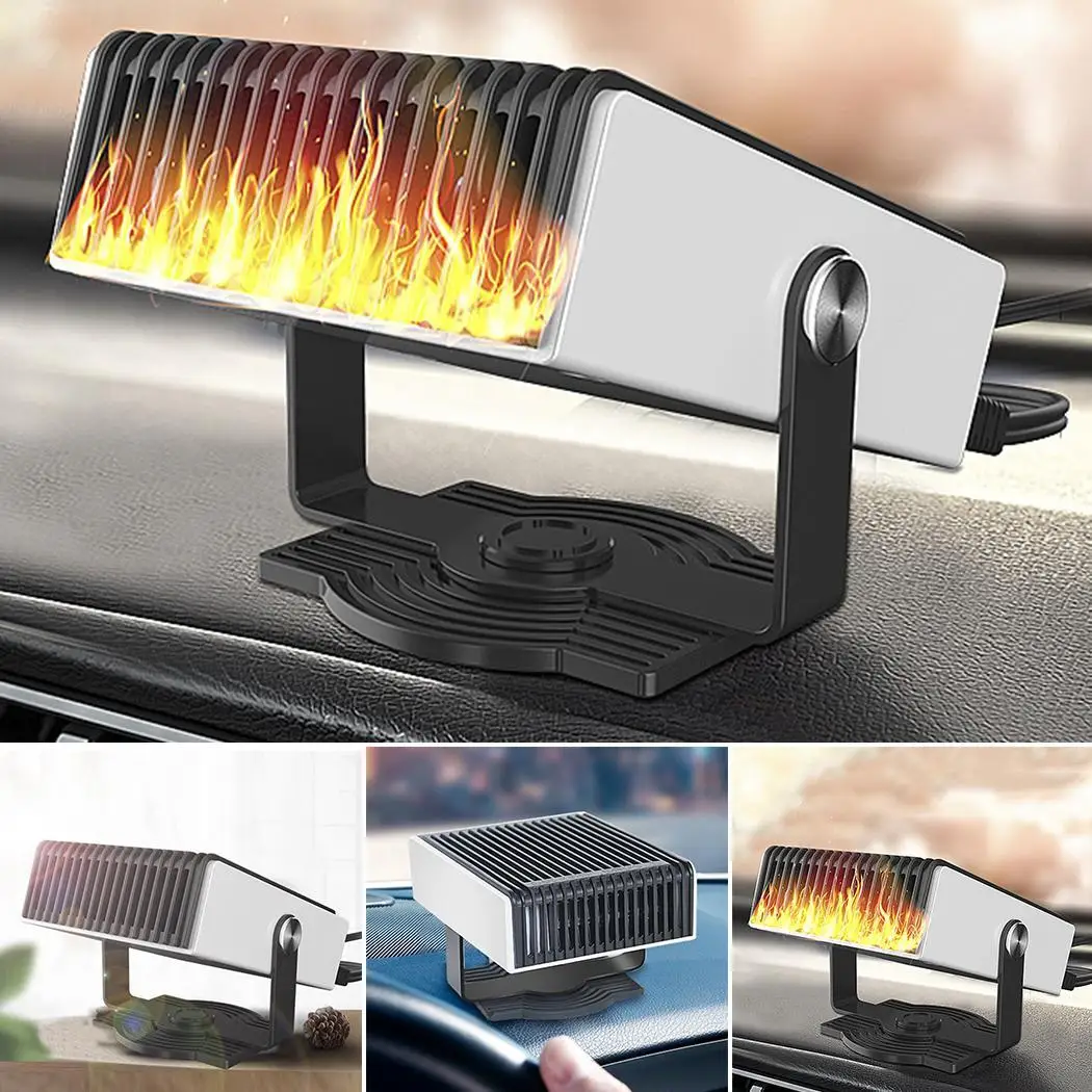 

Portable Practical Button Control 180 Degrees Rotation 150W Defrosting, Defogging By Defrosting Car Heater