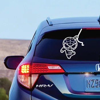 

Colorful Spiderman Car Sticker for The Car Creative Auto Decorative Decals Car Door Handle Vinyl Car Body Decals Glue Sticker
