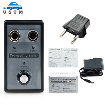 

2020 Car Spark Plug Tester IgnitionTesters Automotive Diagnostic Tool Double Hole Analyzer for 12V Gasoline Vehicles Petrol Car