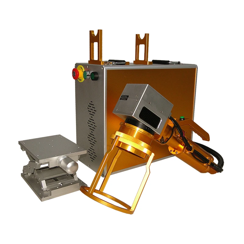 

Faith Portable Handheld 50w Fiber Laser Marking Machine For Glass Laser Tube 3D Marking Laser