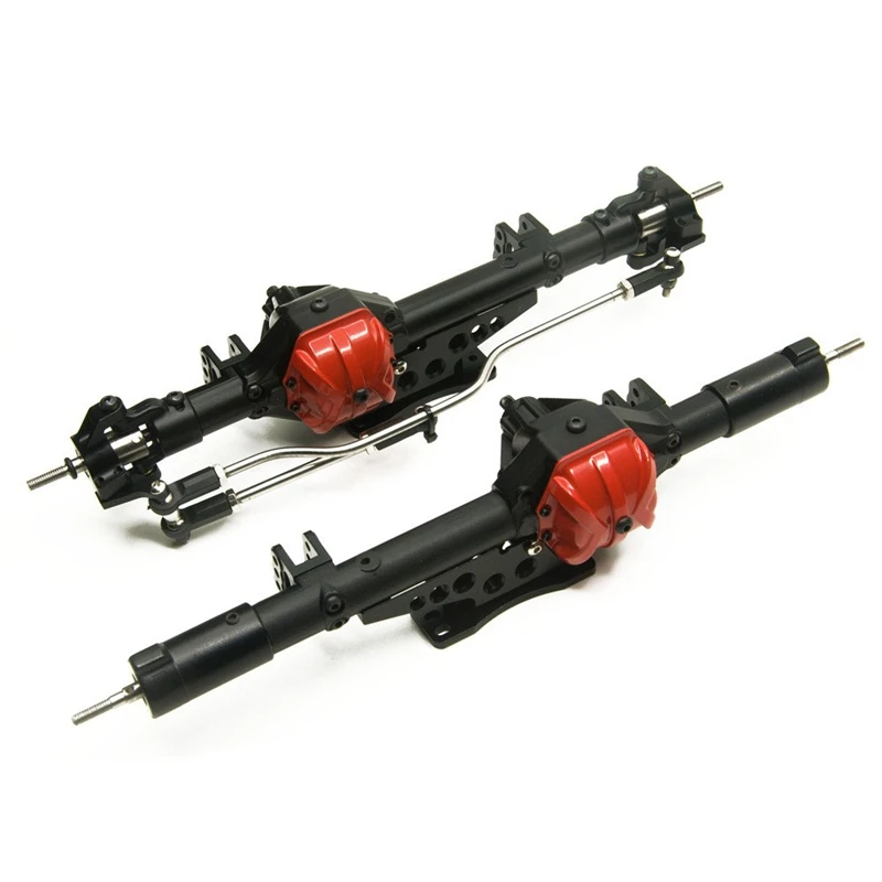 

1/10 Alloy Front and Rear Axles Rc Alloy Front and Rear Axles Racing Axle Parts Rc Vehicle Accessories for Scx10