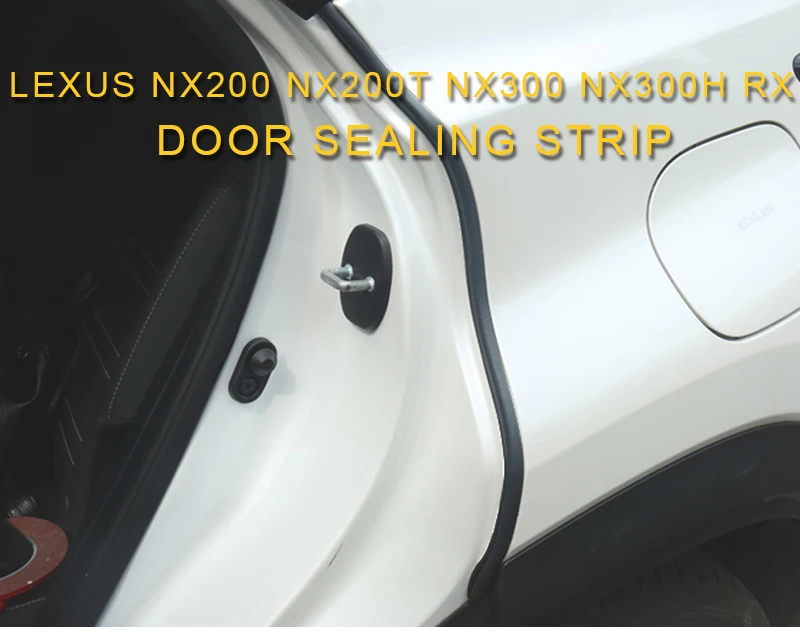 Carманго для LEXUS NX200 NX200t NX300 NX300h RX двери автомобиля резиновый уплотнитель на клейкой основе звук шум уплотнитель края отделка уплотнительная лента