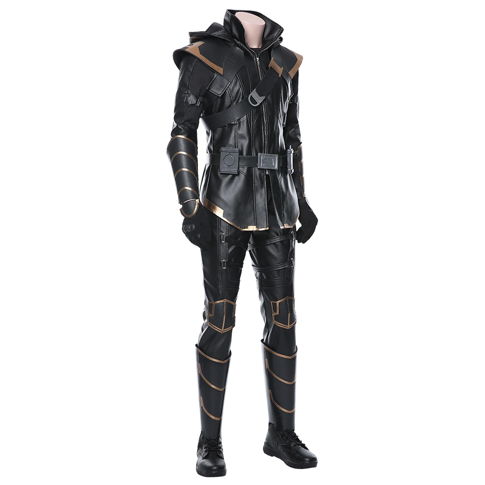 Clinton Barto Hawkeye косплей Мстители 4 эндигра Hawkeye костюм для косплея с капюшоном куртка полный комплект Хэллоуин карнавал