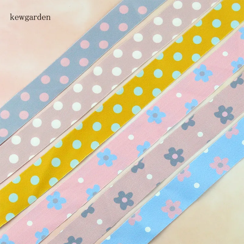 Kewgarden 38 25 10 мм 1 5 &quot1&quot горошек цветок ткань многослойные тканевые ленты вручную