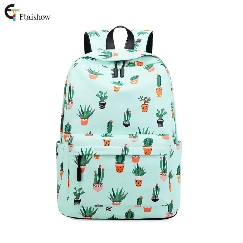 cactus print backpack