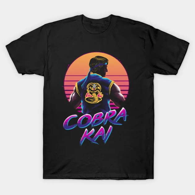 

Rad Cobra Kai In Retrowave Printed Men's T-Shirt. 80s Aesthetics Summer Cotton Short Sleeve O-Neck Unisex T Shirt New S-3XL