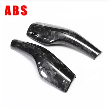 

Black Paddle Shift Trim Cover Forging Lines Steering Wheel For Tesla Model 3 2017-2020 ABS 1 Pair