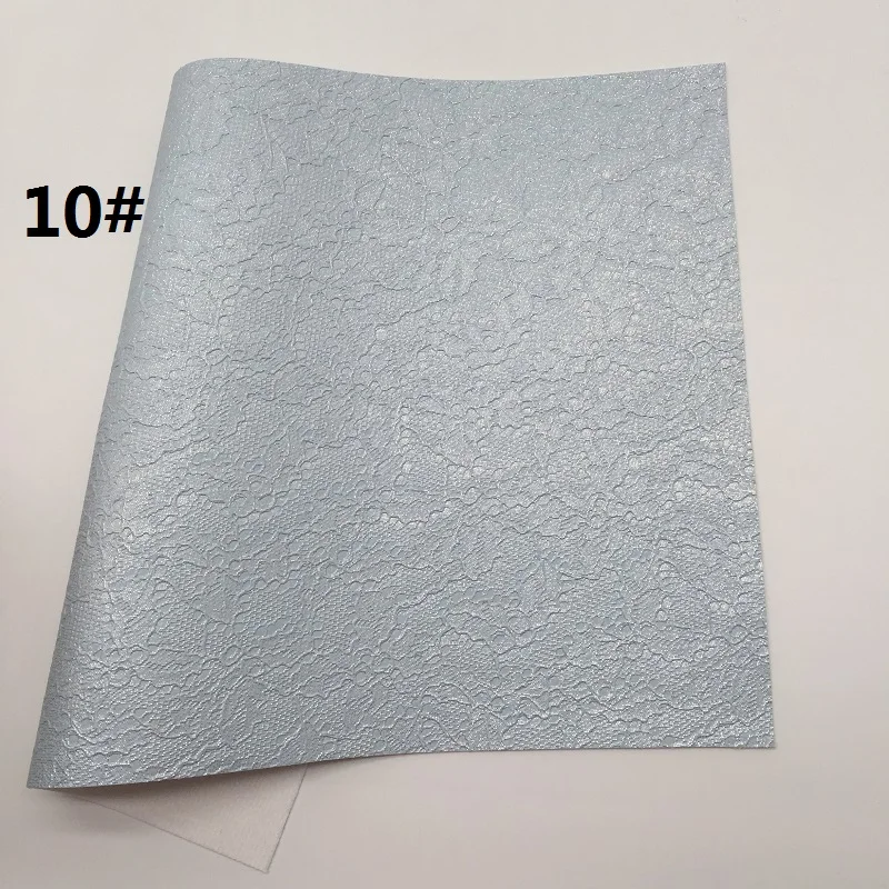 10 1 шт. 21X29 см кружево тисненая искусственная кожа ткань, синтетическая кожа листы, из искусственной кожи для изготовления луков LEOsyntheticoDIY T327A - Цвет: 10