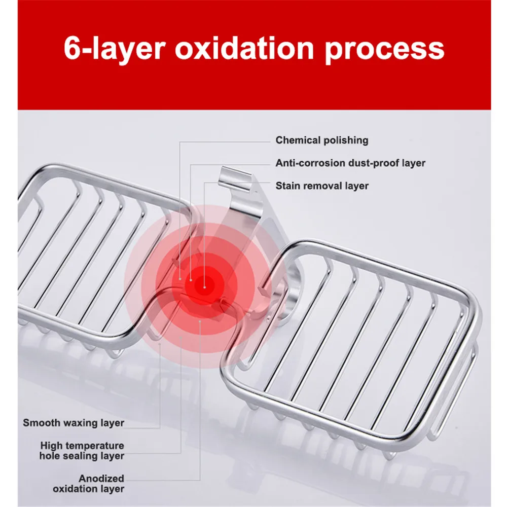 Мыльница для ванной комнаты, держатель для мыла, поднос, высокое качество, алюминиевая полка для мыла, настенные аксессуары, тарелка для душа, корзина для хранения