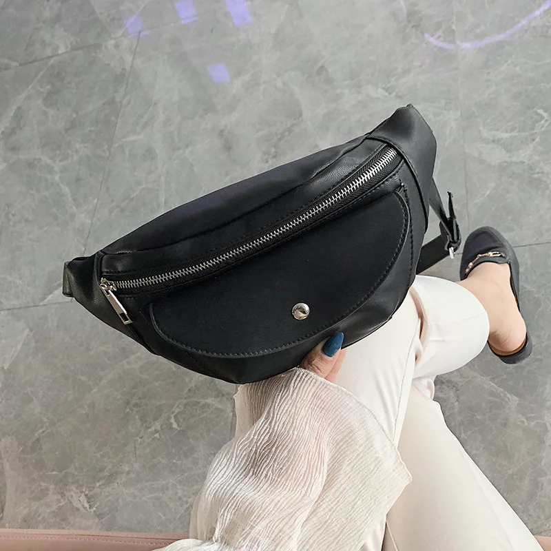 

2019 New Style Wallet Women's Korean-style PU Leather Fashion Simple Versatile Casual Sports Shoulder Oblique Carrying WOMEN'S B