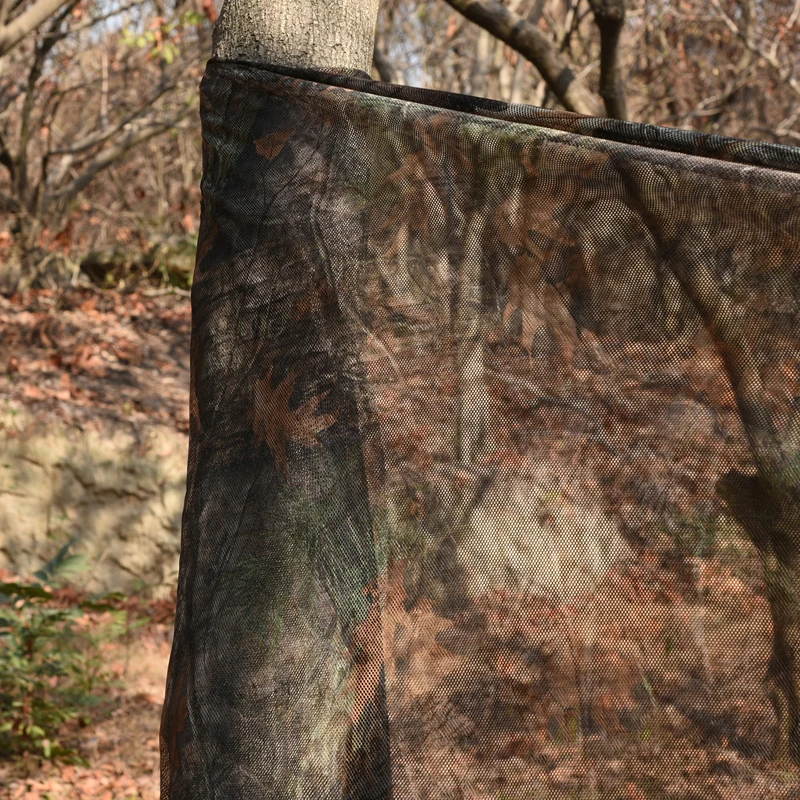 Maple Camouflage Nets Bulk Roll Mesh Cover Blind for Camping Hunting Decoration Sun Shade Outdoor Camo Netting Garden Awnings 6