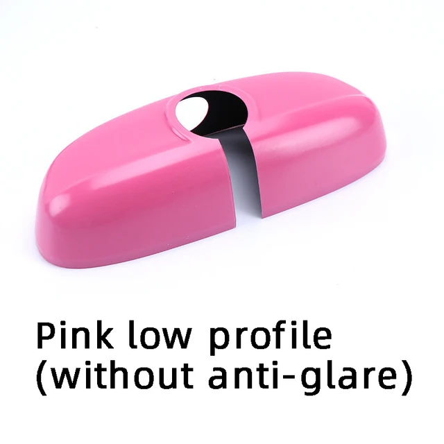 For BMW MINI F54 F55 F56 F57 Inner Rearview Mirror Shell Countryman F60 Rear View Mirror Interior Decorative Shell Car Interior Pink