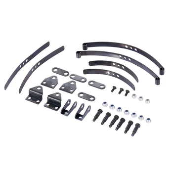 

2Pcs Metal Leaf Spring Suspension Shock Absorbing Steel Plate Universal Spare Parts for 1/14 Tamiya Trailer Truck Model