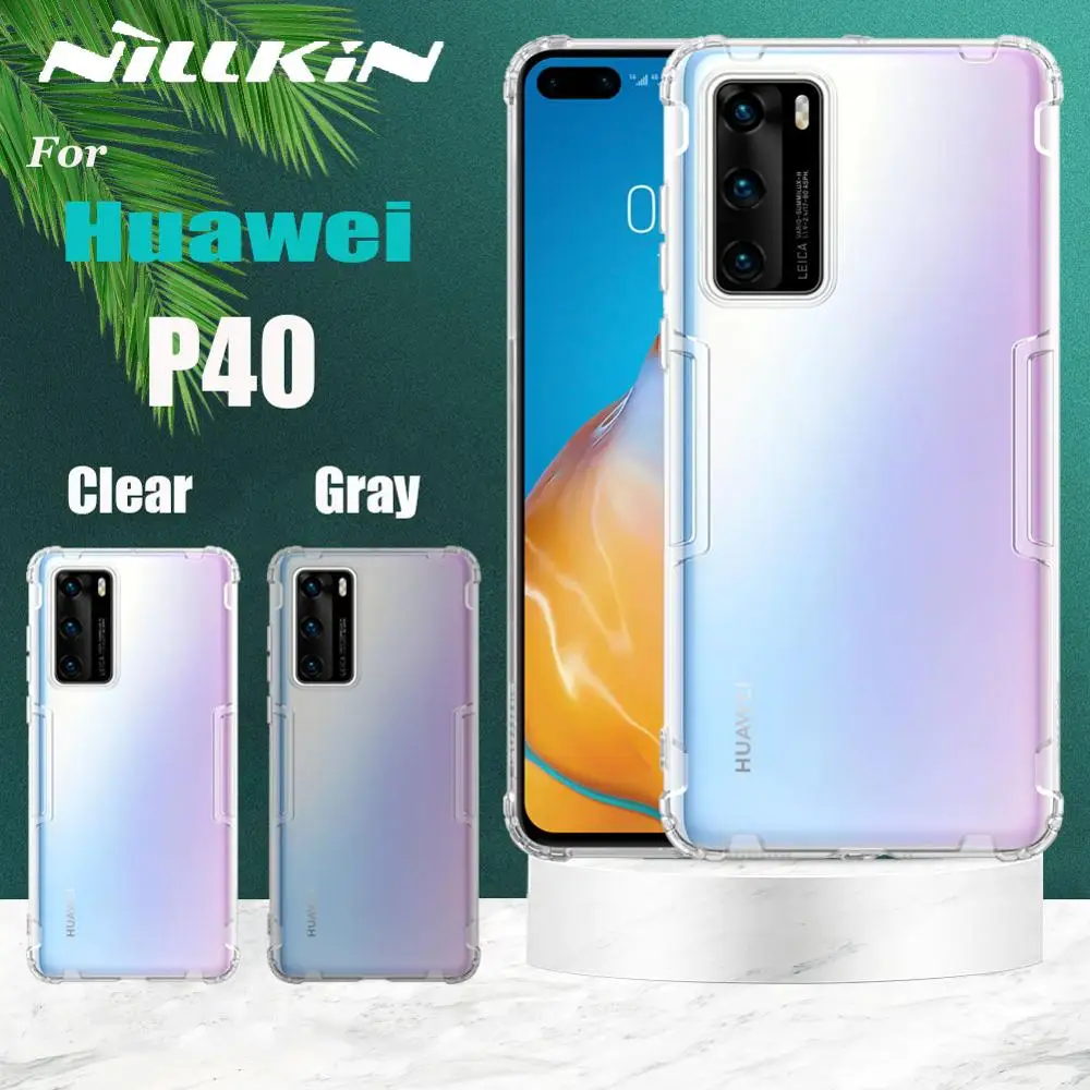 Ультратонкий мягкий прозрачный силиконовый чехол из ТПУ для Huawei P40 0 6 мм|Бамперы| |
