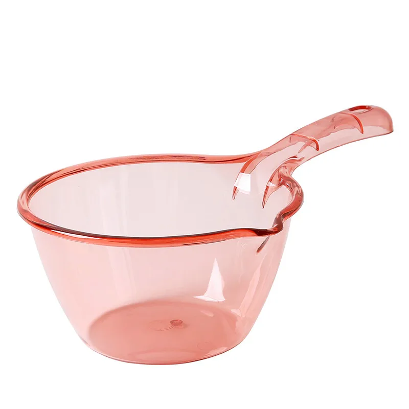 Unbreakable kitchen water scoop household long handle plastic large creative deepening thick water scoop