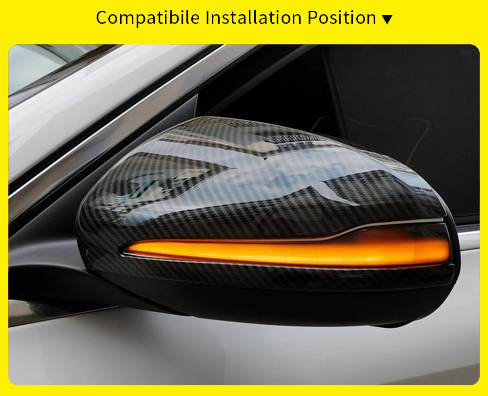 Для Benz C E S GLC Class W205 C200 W213 E300 W222 X253 боковое зеркало заднего вида светодиодный Динамический указатель поворота последовательный светильник
