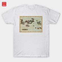 Mapa Vintage de las Islas Vírgenes (1823) camiseta Vintage historia histórica antiguo mapa de las Islas Vírgenes Mapa del Caribe mapas del Atlas carro