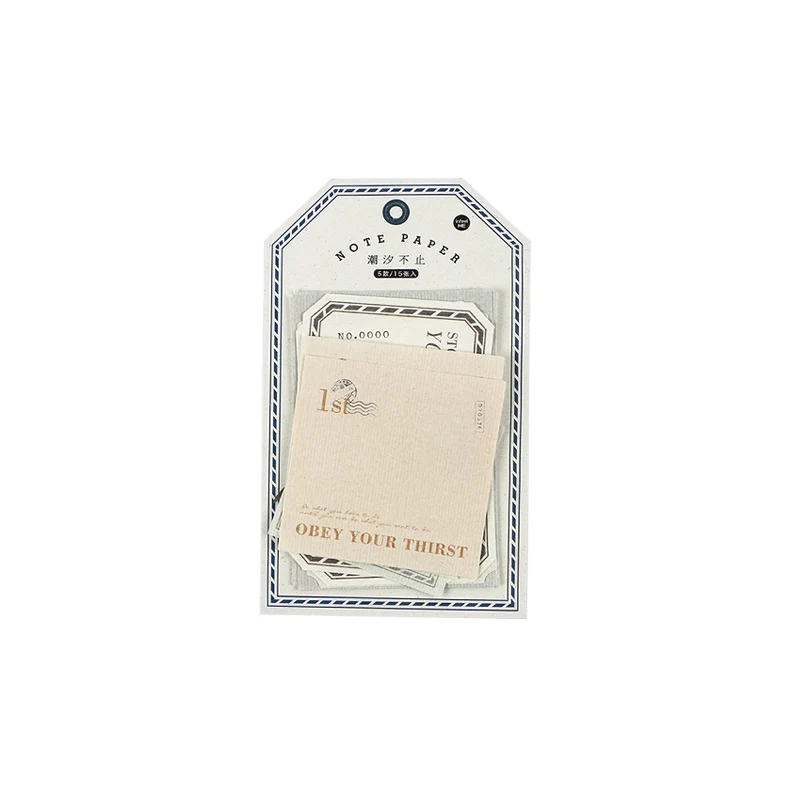 Journamm 15pcs Whale Kawaii Memo Pad Paper Planner To Do List Stationery Memo School Stationery Notepad School Sticky Notes