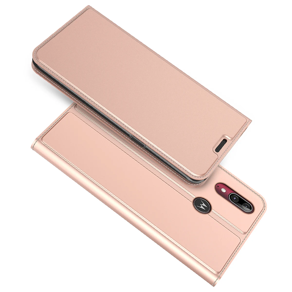 Для Motorola Moto E6 Moto E6 Plus, кожаный защитный чехол, откидная подставка, противоударный чехол для Moto E6 Plus, роскошный чехол со слотом для карт