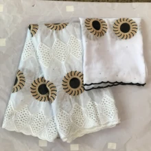 Белые вышитые отверстия bazin brode getzner Африканский бассейна riche ткань со стразами морская парча ткани цена