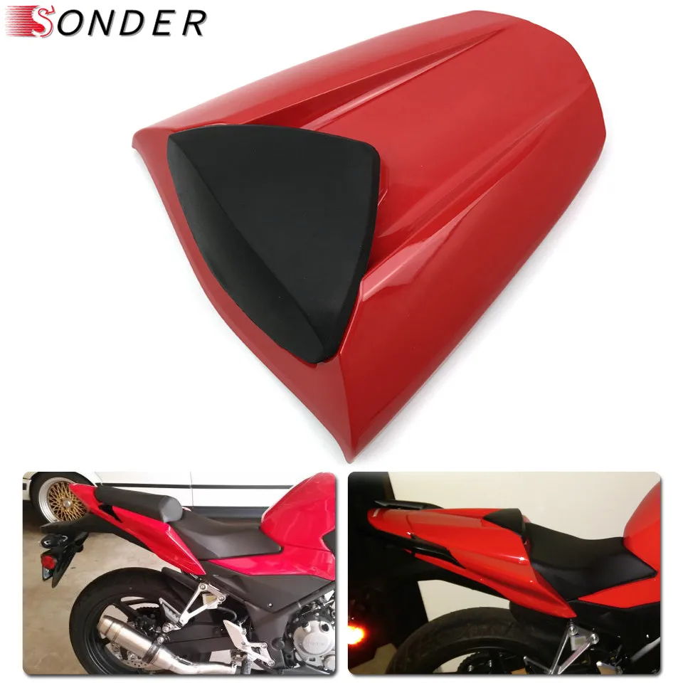 Чехол для заднего сиденья мотоцикла Honda CBR300R CBR300F 2013 2014 2015 коврик соло CBR300 300 CBR R F 13