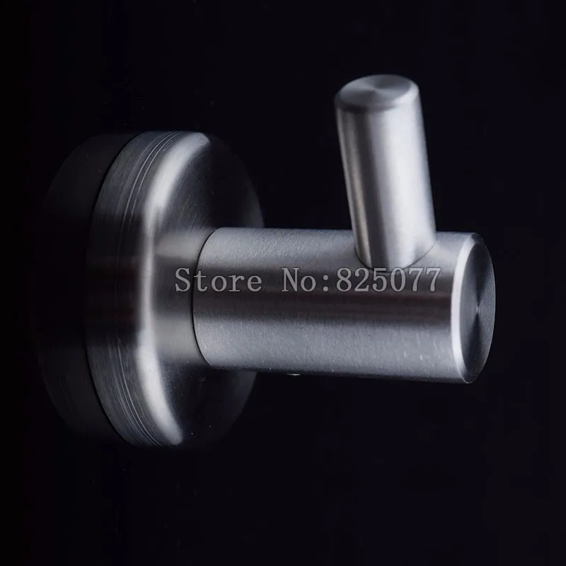 

Высокое качество 200 шт. 304 Нержавеющая сталь Heavy Duty настенный крючок крючки пальто шляпа сумка стеллаж для выставки товаров одинарные крючки Вешалки прочный