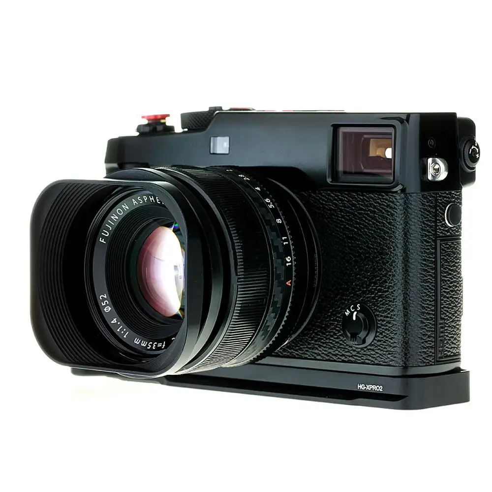Quadrada da Capa da Lente do Metal de Haoge Lh-x53 para a Lente f2 de Fuji Máscara F14 Xf18mm xf 35mm F1.4 r - Xf35mm - Image 6