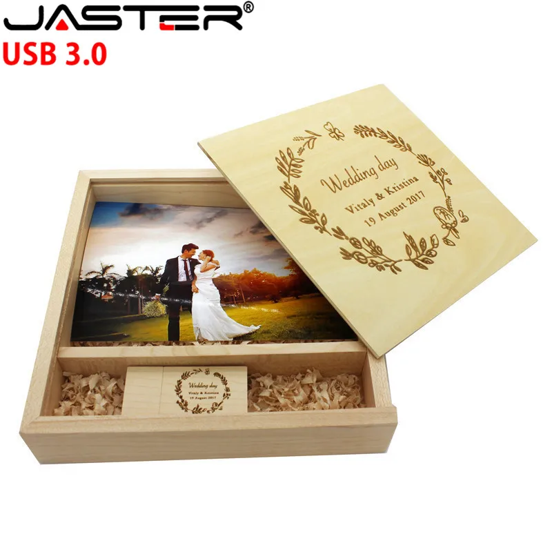 USB флеш накопитель JASTER 3 0 в коробке с логотипом на заказ 4/16/32/64 ГБ 170*170*35 мм|USB