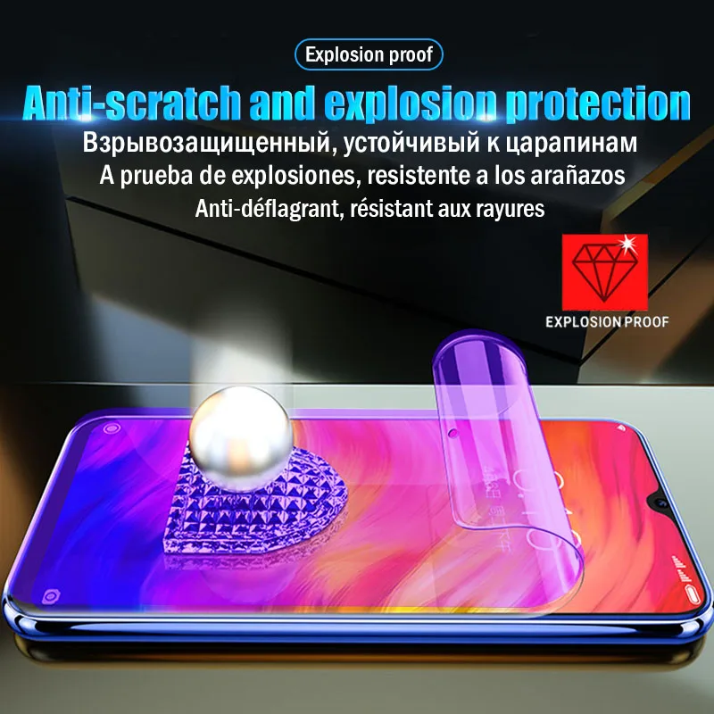 25D Передняя и задняя Гидрогелевая пленка для Xiao mi Red mi Note 5 6 7 Pro, Защитная пленка для Xiaomi mi 9T Pro Note 10 9 SE A3 8 Lite