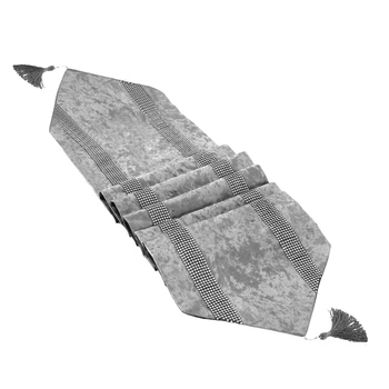 

Decorative Christmas Hotel Wedding Party Home Modern Velvet Cover Restaurant Dinner Dining Room Table Runner Diamond Beads