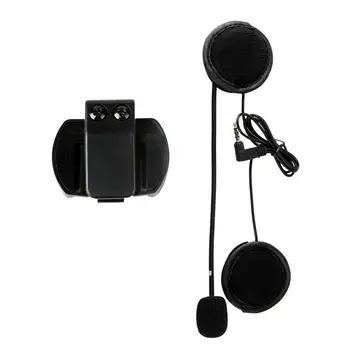 

V4/V6 Accessories Microphone Speaker & Clip Suitable For V4/v6 1200 Helmet Interphone Motorcycle Bluetooth Walkie-Talkie 3.5mm