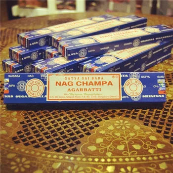 

Indian Incense Satya Nag Champa Line Fragrant Sai Baba Meditation Home Sandalwood Incense E