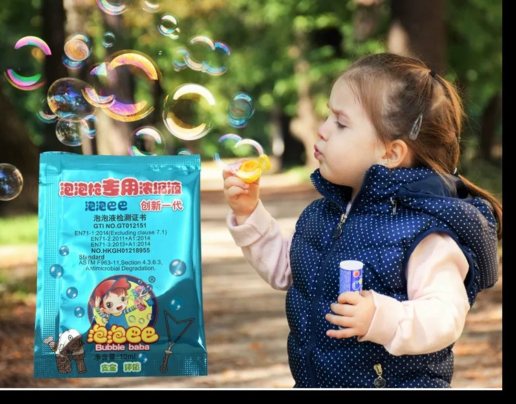 

Water Bubble Soap Liquid Blowing Toys Bubble Water Concentrate Soap Bubbling Materials 10ml For Bubbles Gun Refills