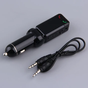 

Universal BC06 12V-24V Portable Dual USB Charger Auto Car Kit Wireless FM Transmitter Modulator MP3 Player Hands New