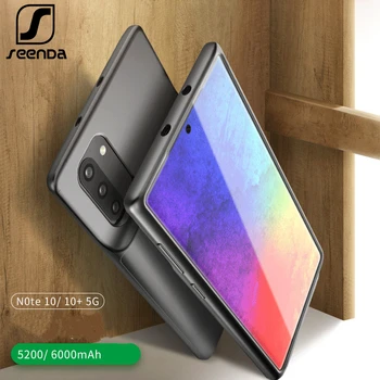 

6000mAh Battery Case for Samsung Galaxy Note 10 Plus Soft TPU Charging Phone Power Cover for Samsung Note 10 Battery Case Thin
