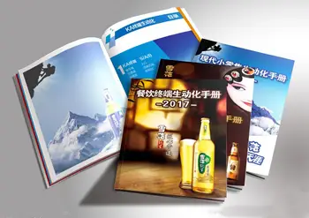 

factory price Four colour printing Cutomer brochure/manual book