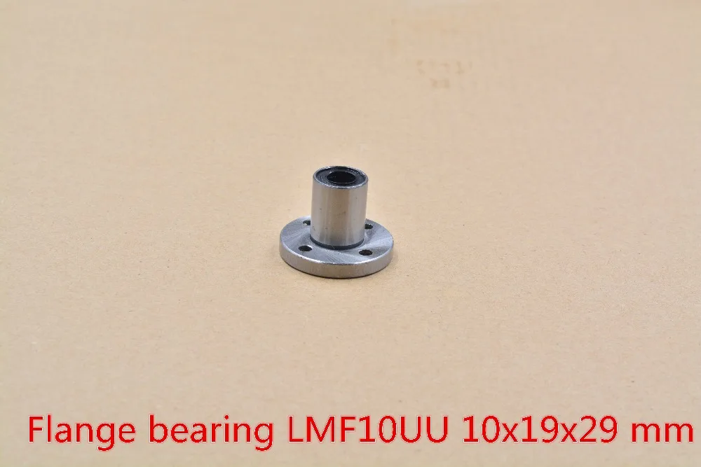 LMF10UU 10 мм x 19 29 круглый фланец шариковый Подшипник Втулка для вала стержня cnc часть