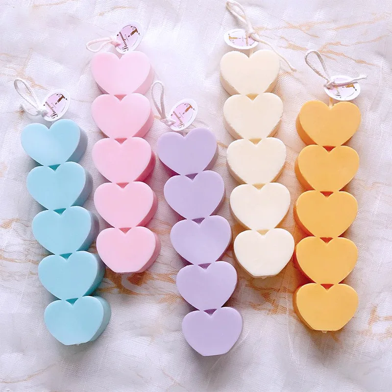 

PRZY 3D Love Scented Candle Fondant Mould Chocolate Baking Mold Soap Molds Handmade Mold Silicones Home Decoration